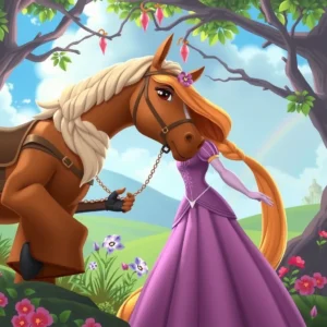 انیمیشن گیسوکمند